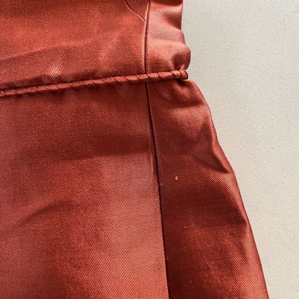 NWOT Chado Ralph Rucchi Salmon Silk Cocktail Dress - size 6 - Picture 11 of 12